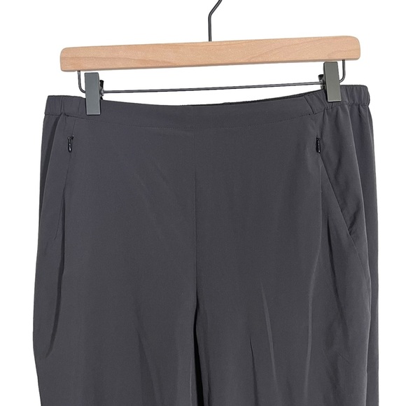 NIC + ZOE Tech Stretch Relaxed Ankle Pants Black Size 12 Slim Straight Leg - Picture 4 of 10